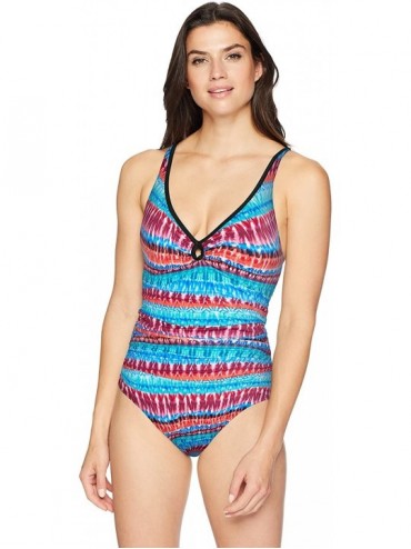 One-Pieces Women's Control One Piece Swimsuit - Dynamite - CY18CCD7UMT $13.15