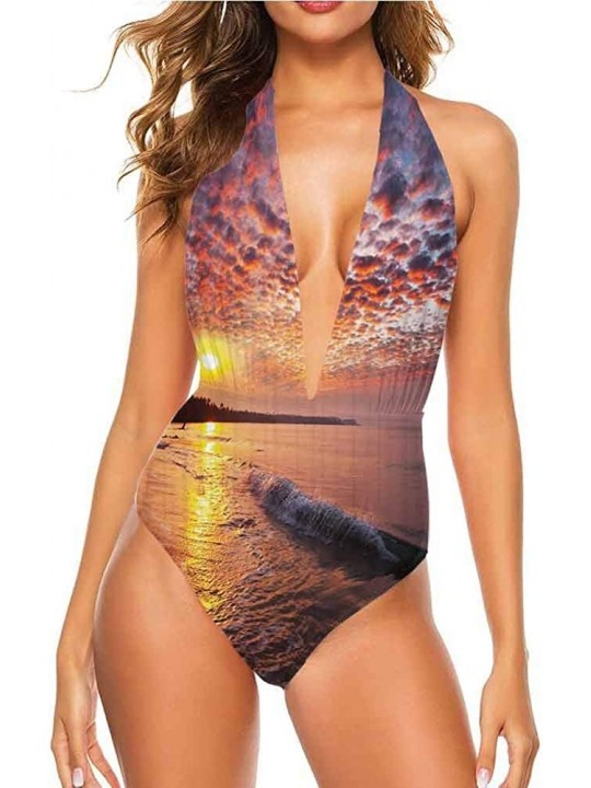 Cover-Ups Athletic Training Bathing Suit Dark Tones Hiding Adjustable to Fit Anyone - Multi 17 - C019CA5CSTY $32.42