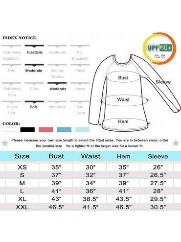 Cover-Ups Women's UPF 50+ Sun Protection Long/Short Sleeve Outdoor T Shirt Athletic Top Rashguards No Thumbhole light Purple ...