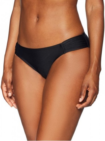Tankinis Women's Swimwear Bikini Bottom - Ebony Tab - CF12NYNJUGO $12.10