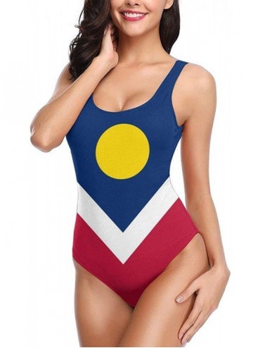 One-Pieces Women's Swimsuits Print Bathing Suits One Piece Tankini Girls Monokini - Color10 - CF196WQ0C4Q $22.53