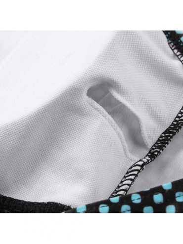 Racing Plus Size Swimsuits for Women Two Piece Swimwear Tummy Control Print Tankini Sets Beachwear Bathing Suit - Blue - CK19...