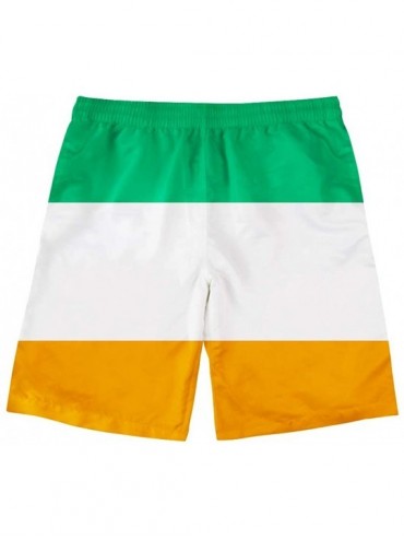 Trunks Mens Swim Trunks USA Flag Grunge Casual Athletic Swimming Short - Flag of Ireland - CY18QS0WITR $23.55