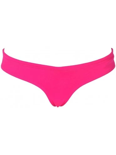Tankinis Women's Rule Breaker Uniquw Brief MaxLife Bikini Bottom - Fresia Rose - CI188HO2ZTY $43.46