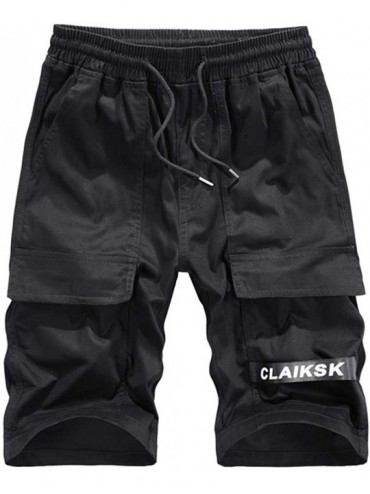 Trunks Men Shorts Summer Beach Overalls Fashion Camouflage Cotton Casual Gargo Short Pants Working Calf-Length Sport Pants - ...