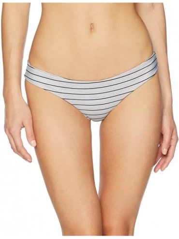 Bottoms Women's Premium Surf Hipster Bikini Bottom - Grey/Grey - CD187K5CL0H $61.70