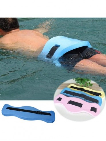 Racing Water Aerobic Swim Training Belt Adjustable Back Floating Foam Swimming Leaning Training Float Waistband - Yellow - CD...