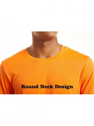 Rash Guards Men's Sun Protection T-Shirt UPF 50+ UV Long Sleeve Moisture Wicking Performance Athletic Shirt - 2 Grey - CU199M...