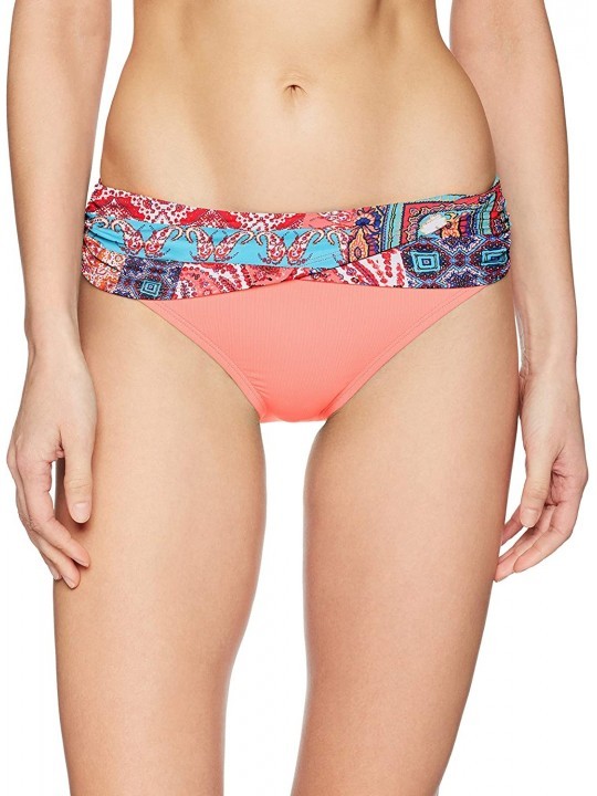 Tankinis Women's Swimsuit Top and Bottom Bikini Spring Swim - Free Spirit Coral - CJ183LM88UZ $53.12