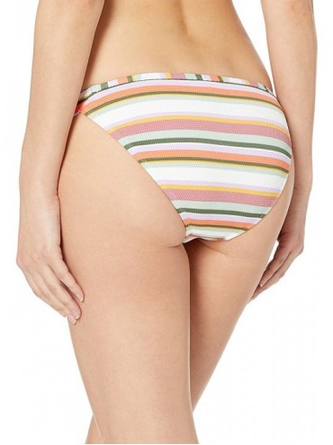Tankinis Women's Scoop Bottom with Ruffle Detail - Multi Stripe - CQ18KHSETKD $7.74