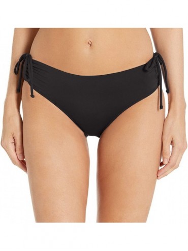 Tankinis Women's Bikini Swimsuit Bottoms - Black Mid-rise - CJ19640R35N $22.24