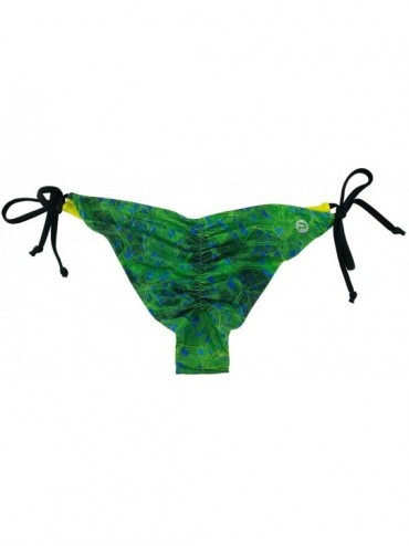Tankinis Lahaina Reversible Bikini Bottom - Dorado Hex Green - C618M4I3IOT $80.47