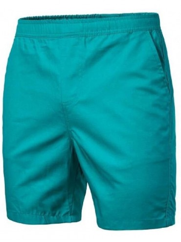 Board Shorts Men Summer Beach All Match Trendy Plain Loose Casual Shorts - 1 - CL18WXIWSHK $38.05
