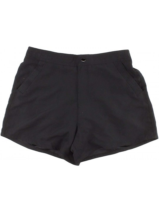 Bottoms Swim Tactel Shorts for Women - Black - CR18GTZDT25 $13.99