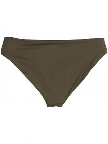 Bottoms Seamless Natural and Moderate Back Coverage Classic Bikini Bottom Bathing Swimwear for Women - Taupe - CC18QLHWRIX $2...