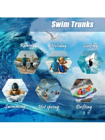 Trunks Boys Board Shorts African Pattern Quick Dry Swim Surf Trunks - CJ18QDRWII8 $27.57