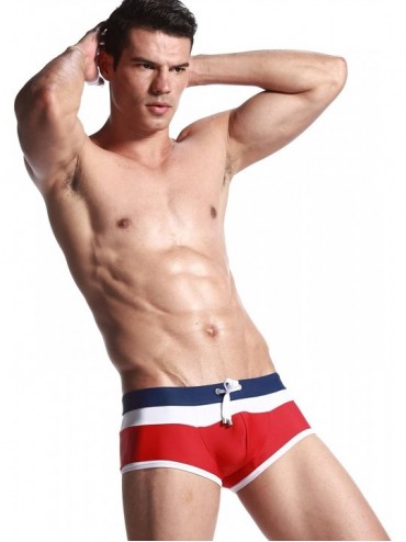 Briefs Mens Low Rise Sexy Swimwear Boxer Brief Trunks 3 Colors - 2347 - CL11K9NY53X $40.33