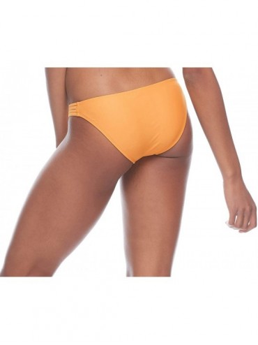 Bottoms Women's Smoothies Flirty Surf Rider Solid Bikini Bottom Swimsuit - Smoothie Sundream - C018Z062T9Z $20.73