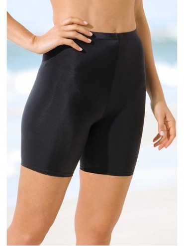 Tankinis Women's Plus Size Swim Boy Short Swimsuit Bottoms - Multi Leopard Print (1542) - C91900U0TCU $11.98
